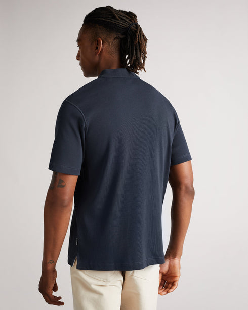 <P>Ss Ribbed Polo</P>